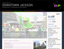 Tablet Screenshot of downtown-jackson.com